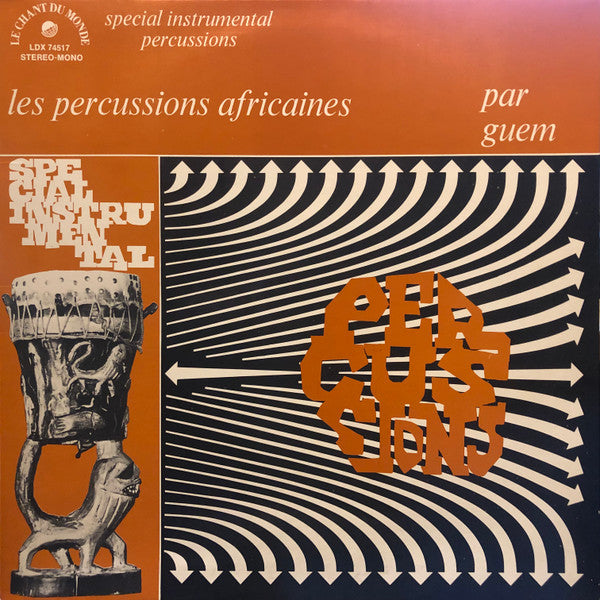 Guem – Les Percussions Africaines (Vinyle usagé / Used LP)