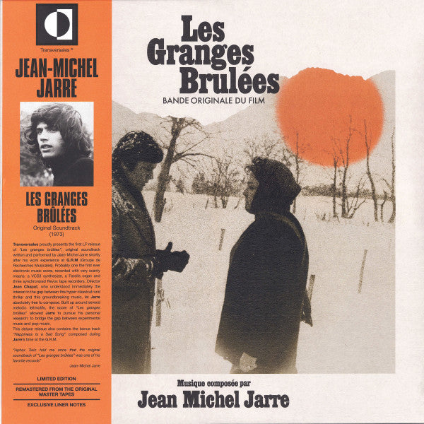 Jean Michel Jarre – Les Granges Brûlées (Bande Originale Du Film) (Vinyle neuf/New LP)