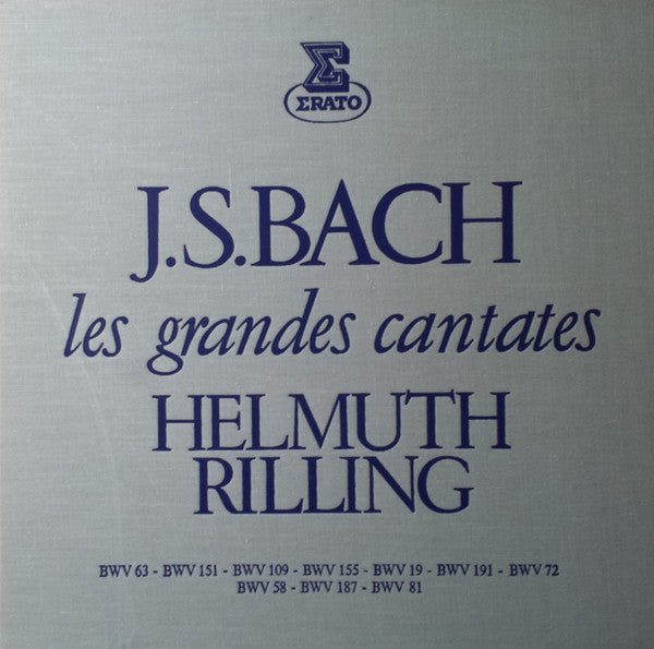 Johann Sebastian Bach, Helmuth Rilling ‎– Les Grandes Cantates - Volume 2 (boxset 5 LPs) (Vinyle usagé / Used LP)