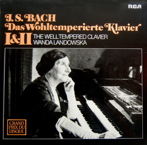 J. S. Bach* - Wanda Landowska – Das Wohltemperierte Klavier I & II (= The Well Tempered Clavier) (boxset 5 LPs) (Vinyle usagé / Used LP)