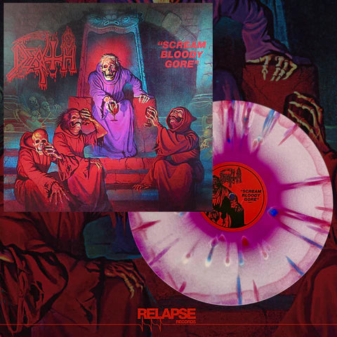 Death ‎– Scream Bloody Gore (tri-color) (Vinyle neuf/New LP)