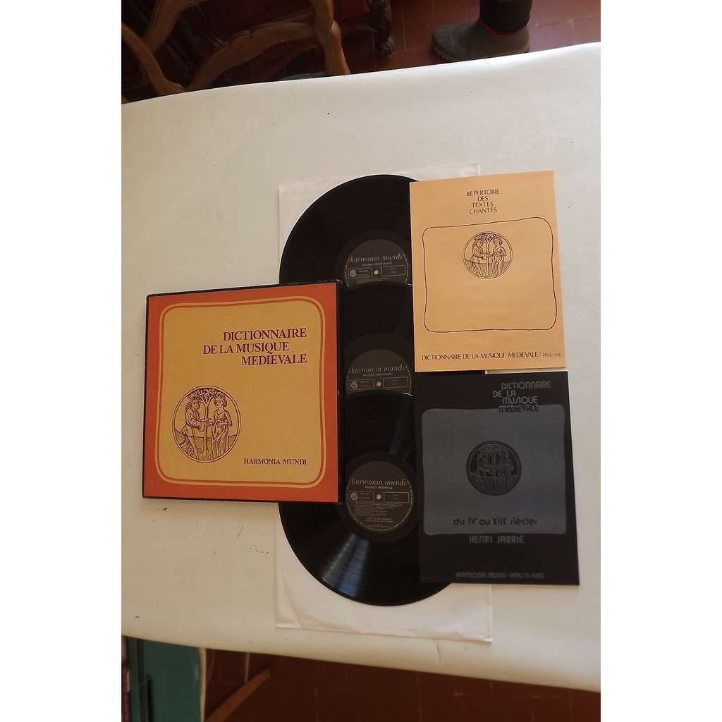 Schola Cantorum Londiniensis – Dictionnaire De La Musique Médiévale (boxset 3 LPs) (Vinyle usagé / Used LP)