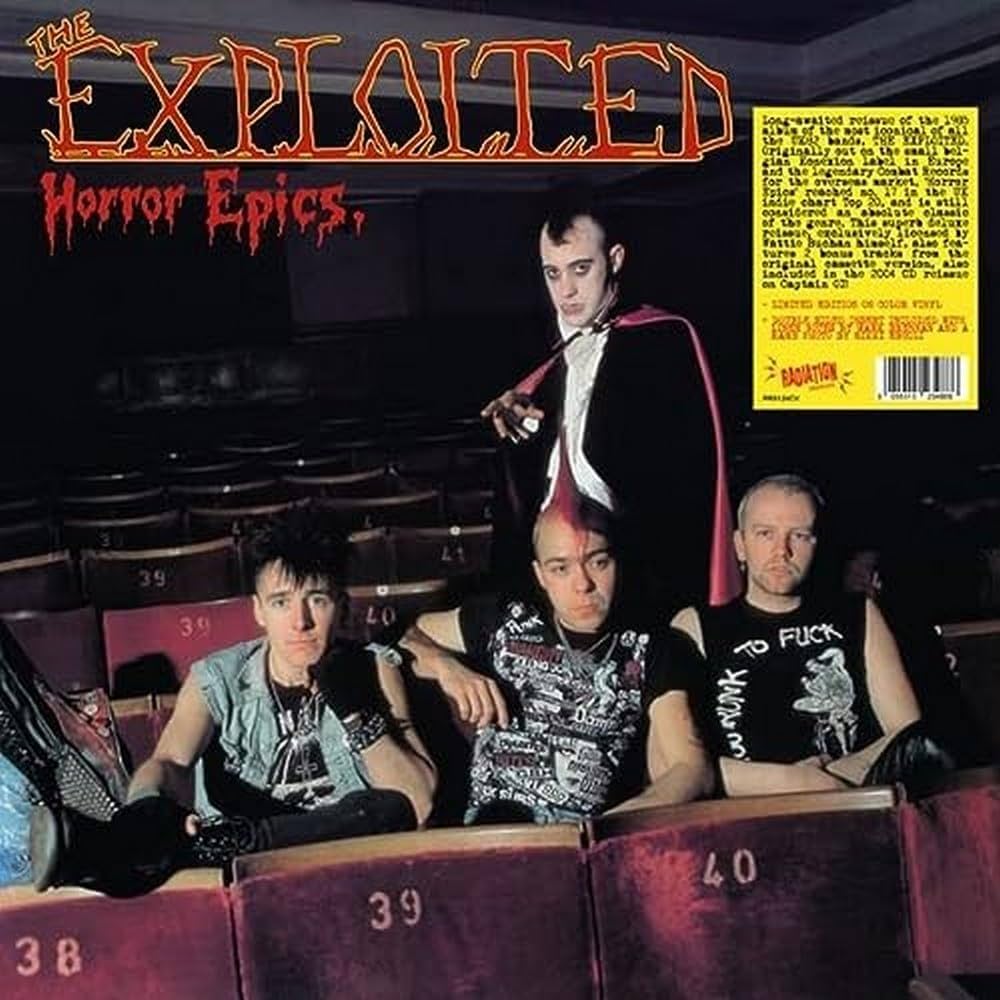 The Exploited – Horror Epics. (Vinyle neuf/New LP)