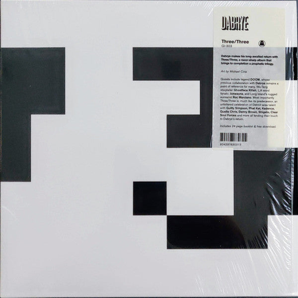 Dabrye – Three/Three (Vinyle neuf/New LP)