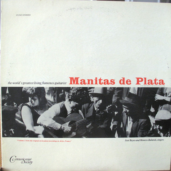 Manitas De Plata With José Reyes And Manero Ballardo* – Flamenco Guitar, Volume 2 (Vinyle usagé / Used LP)