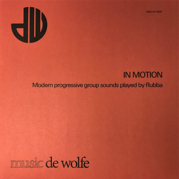 Rubba – In Motion: Modern Progressive Group Sounds Played By Rubba (Vinyle neuf/New LP )