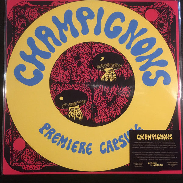 Champignons ‎– Première Capsule (translucide) (Vinyle neuf/New LP)
