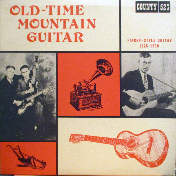 Various – Old-Time Mountain Guitar (Finger-Style Guitar 1926-1930) (Vinyle usagé / Used LP)