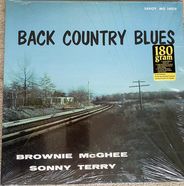 Brownie McGhee & Sonny Terry* – Back Country Blues (Vinyle neuf/New LP)