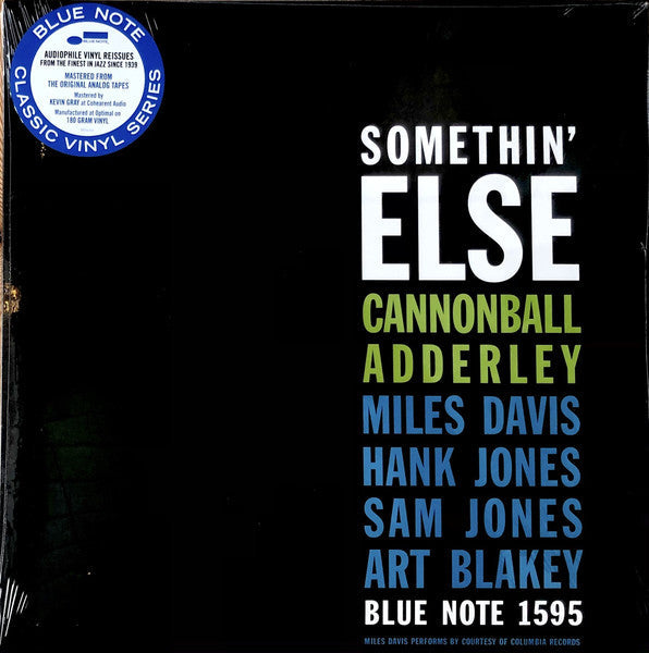 Cannonball Adderley – Somethin' Else (blue note classics series) (Vinyle neuf/New LP)