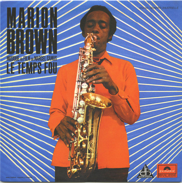 Marion Brown – Le Temps Fou (Vinyle neuf/New LP)