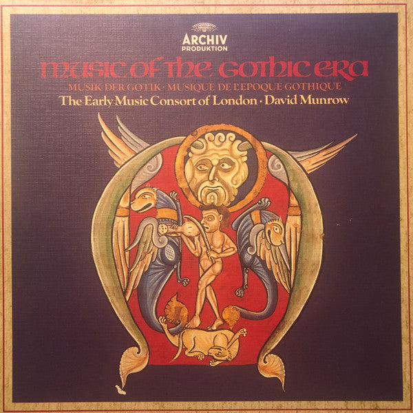 The Early Music Consort Of London / David Munrow – Music Of The Gothic Era - Musik Der Gotik - Musique De L'Epoque Gothique (boxset 3 LPs) (Vinyle usagé / Used LP)