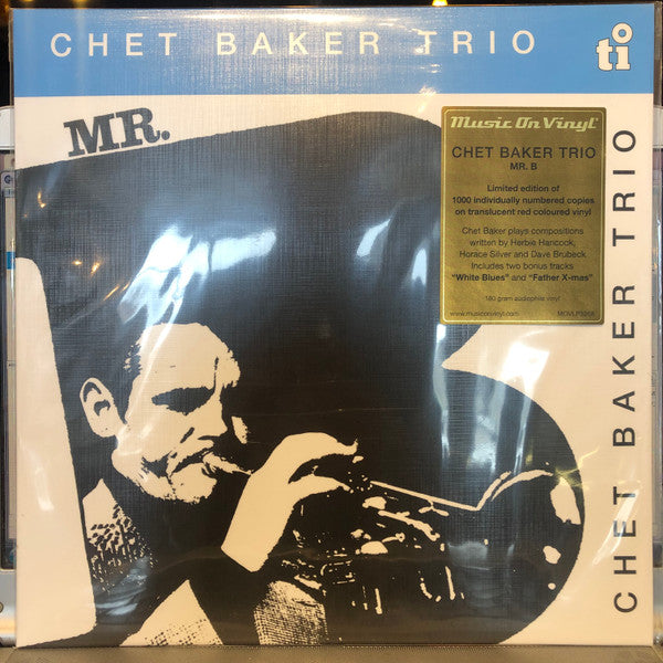 Chet Baker Trio – Mr. B (MOV, Translucent Red) (Vinyle neuf/New LP)