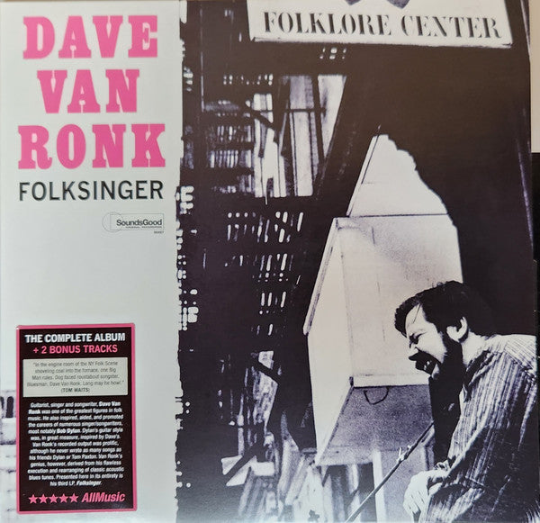 Dave Van Ronk – Folksinger (Vinyle neuf/New LP)