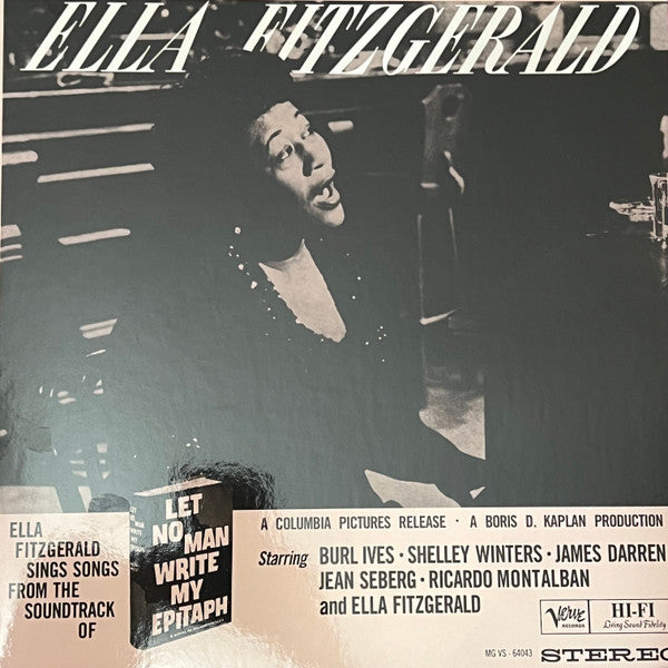 Ella Fitzgerald – Ella Fitzgerald Sings Songs From Let No Man Write My Epitaph (Acoustic Sound Series) (Vinyle neuf/New LP)