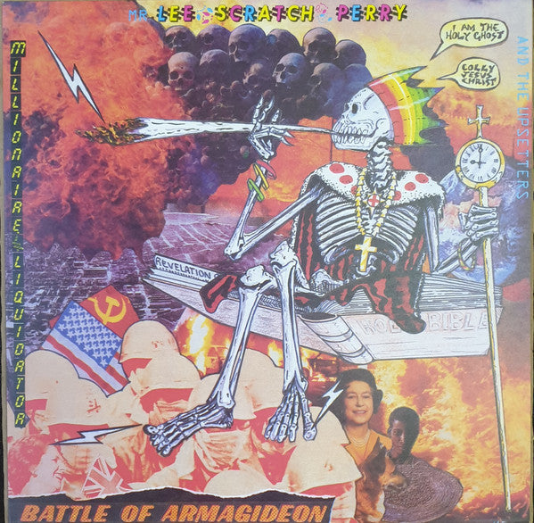 Mr. Lee 'Scratch' Perry And The Upsetters* – Battle Of Armagideon (Millionaire Liquidator) (Red Vinyl) (Vinyle neuf/New LP)