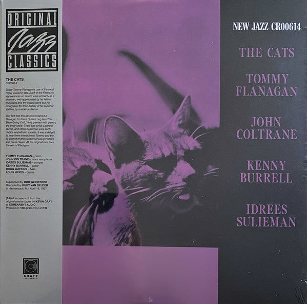 Tommy Flanagan, John Coltrane, Kenny Burrell, Idrees Sulieman – The Cats (OJC craft 2024) (Vinyle neuf/New LP)