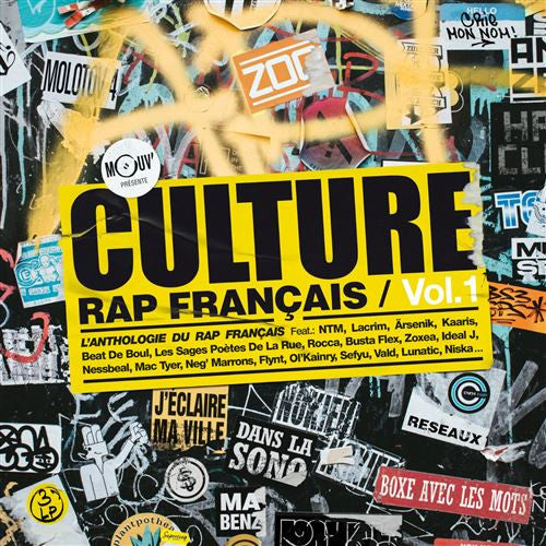Various – Culture Rap Français Vol. 1 (Vinyle neuf/New LP)