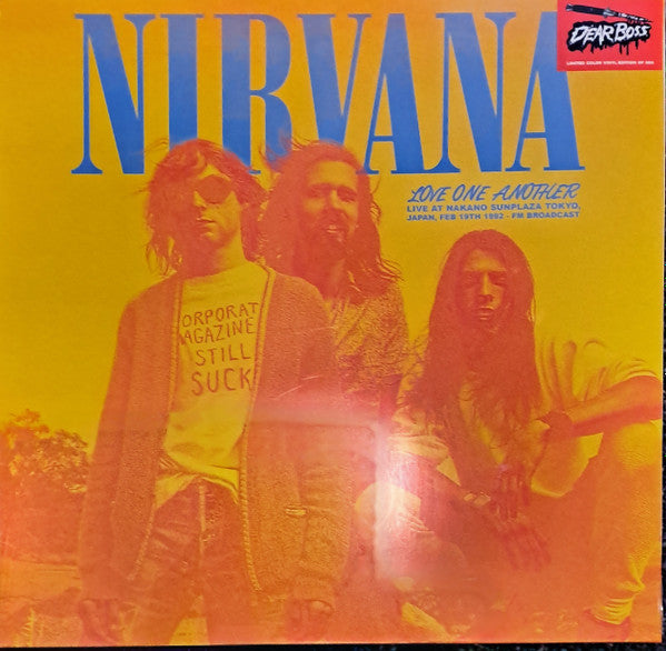 Nirvana – Love One Another Live At Nakano Sunplaza Tokyo,Japan,Feb 19th 1992 - FM Broadcast (Vinyle neuf/New LP)