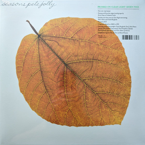 Pete Jolly – Seasons (Vinyle neuf/New LP)