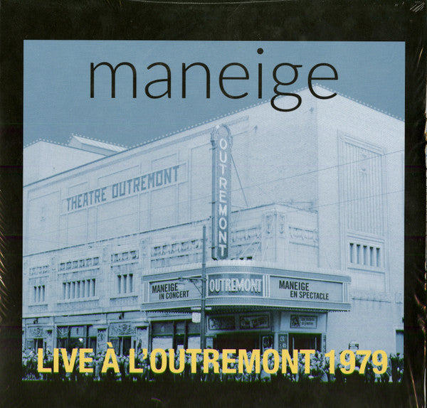 Maneige – Live À L'Outremont 1979 (Vinyle neuf/New LP)
