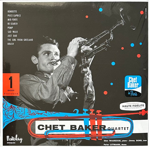Chet Baker Quartet – Chet Baker Quartet (vol.1) (Vinyle neuf/New LP)