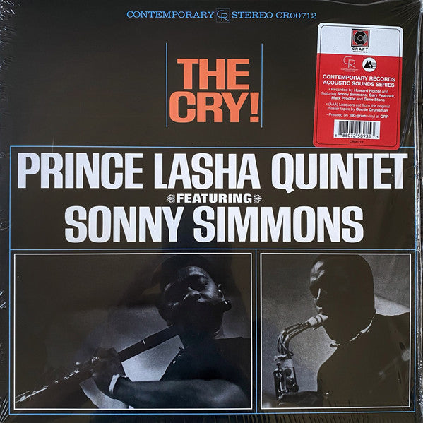 Prince Lasha Quintet Featuring Sonny Simmons – The Cry! (Vinyle neuf/New LP)