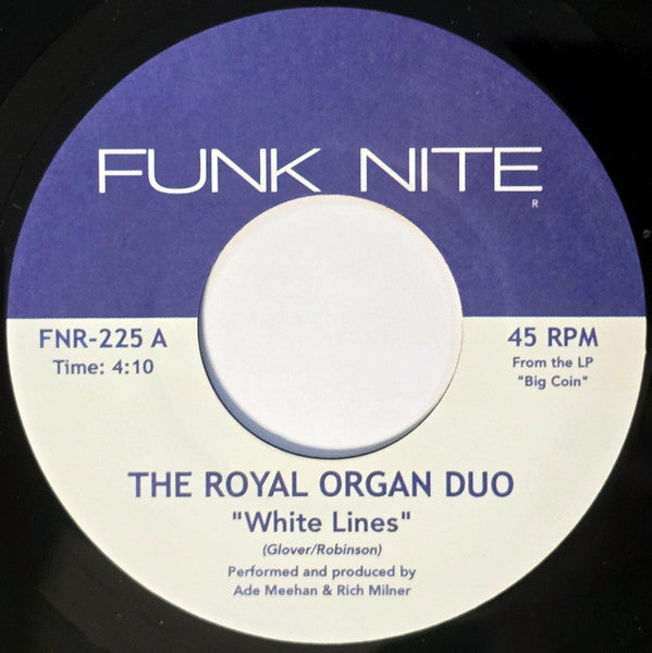 The Royal Organ Duo – White Lines (45t / 7inch)(Vinyle neuf/New LP)