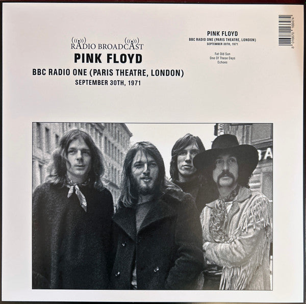 Pink Floyd – BBC Radio One (Paris Theatre, London, Sept. 30th 1971) (Vinyle neuf/New LP)