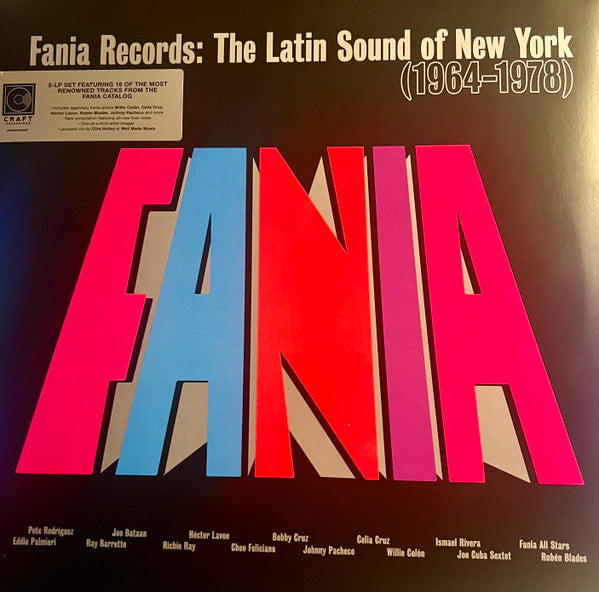 Various – Fania Records: The Latin Sound Of New York (1964-1978) (Vinyle neuf/New LP)