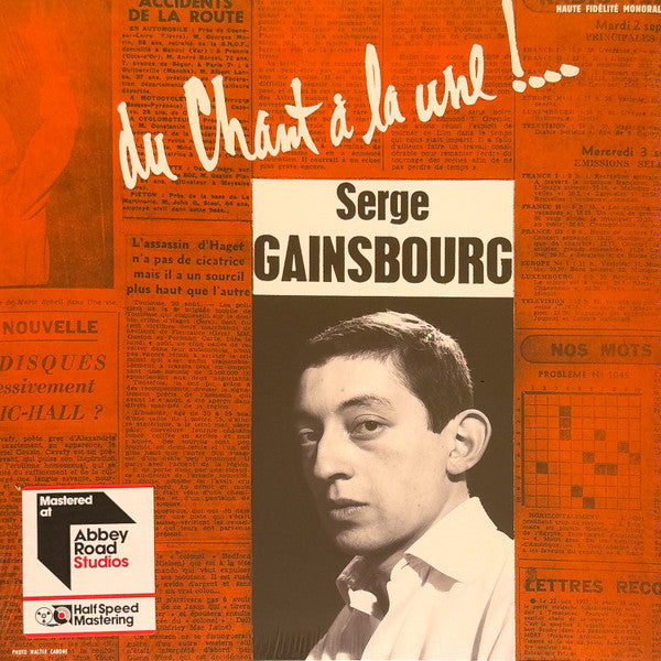 Serge Gainsbourg – Du Chant À La Une !... (Vinyle neuf/New LP)