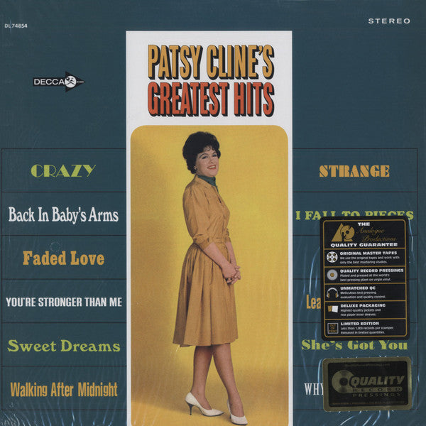Patsy Cline – Greatest Hits (analogue production) (Vinyle usagé / Used LP)