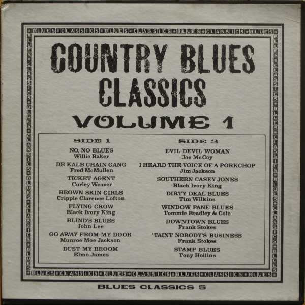 Various – Country Blues Classics Volume 1 (Vinyle usagé / Used LP)