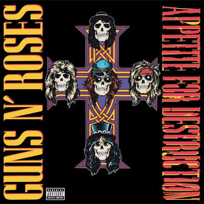 Guns N' Roses ‎– Appetite For Destruction (Vinyle neuf/New LP)
