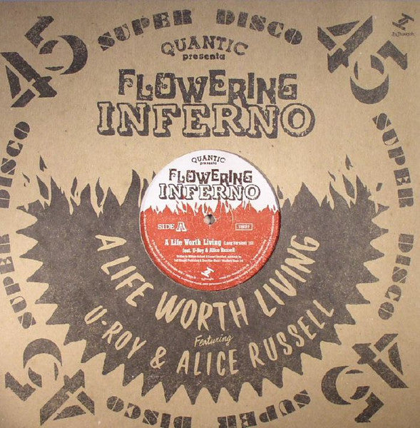 Quantic Presenta Flowering Inferno – A Life Worth Living (Vinyle neuf/New LP)