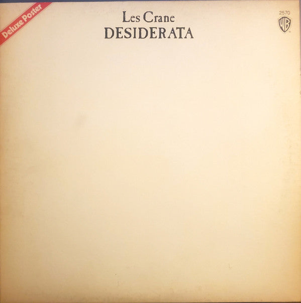 Les Crane ‎– Desiderata (Vinyle usagé / Used LP)