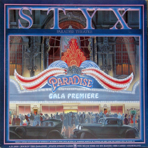 Styx – Paradise Theatre (Vinyle usagé / Used LP)