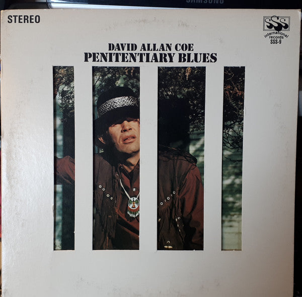 David Allan Coe ‎– Penitentiary Blues (Vinyle usagé / Used LP)