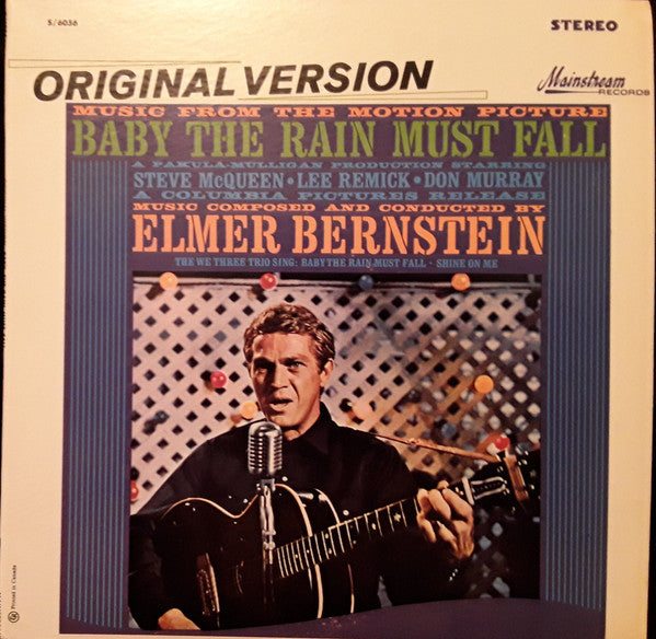 Elmer Bernstein – Baby The Rain Must Fall (Vinyle usagé / Used LP)