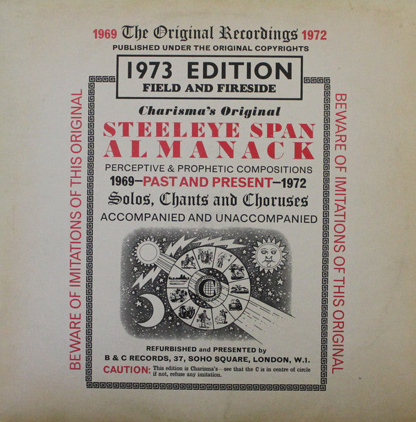 Steeleye Span ‎– Almanack (Vinyle usagé / Used LP)