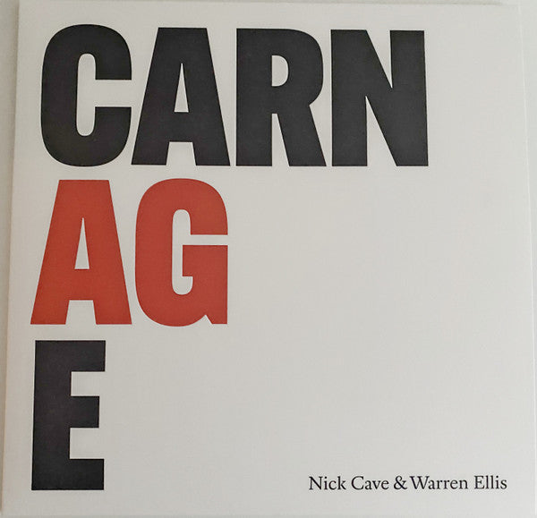 Nick Cave & Warren Ellis – Carnage (Vinyle neuf/New LP)