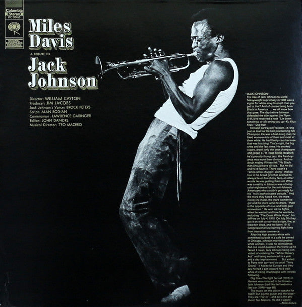 Miles Davis ‎– A Tribute To Jack Johnson (Vinyle neuf/New LP)