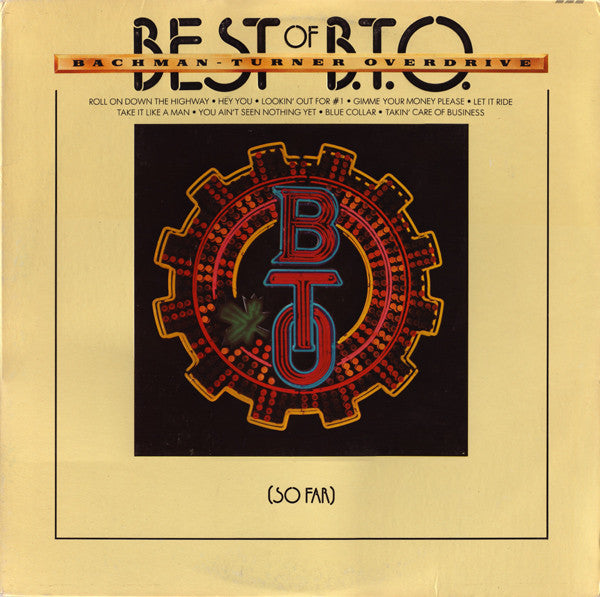 Bachman-Turner Overdrive – Best Of B.T.O. (So Far) (Vinyle usagé / Used LP)
