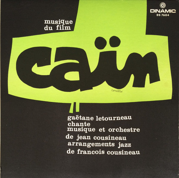 Gaëtane Letourneau - Jean Cousineau - François Cousineau ‎– Caïn (The Music) (Musique Originale Du Film) (Vinyle usagé / Used LP)