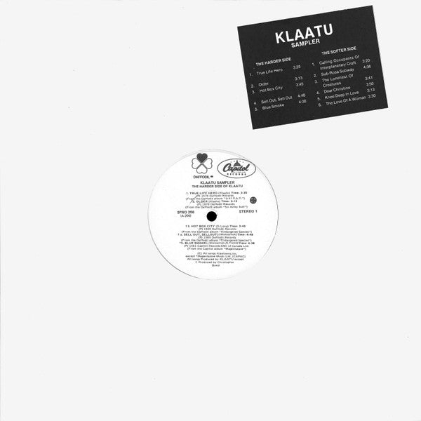 Klaatu – Klaatu Sampler (Vinyle usagé / Used LP)