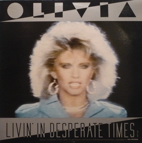 Olivia Newton-John – Livin' In Desperate Times / Twist Of Fate (Vinyle usagé / Used LP)