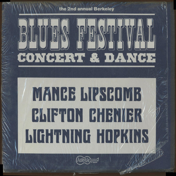 Various – The 2nd Annual Berkeley Blues Festival Concert & Dance  (Vinyle usagé / Used LP)