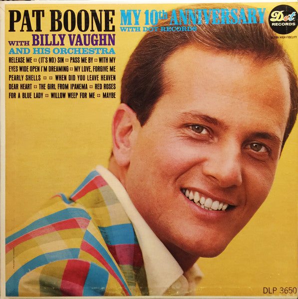 Pat Boone – My 10th Anniversary With Dot Records (Vinyle usagé / Used LP)